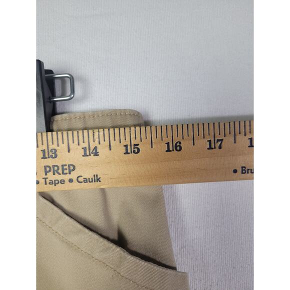 LL Bean Pants Womens Size 10 Tall Pull on Beige Classic Fit Khaki Chino Stretch - Picture 12 of 12